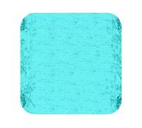 Teal Blue Print Leather Coasters Set Ideal For Homes, Restaurants, Kitchens, And Offices