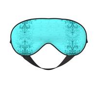 Teal Blue Sleep Eye Mas Updated Design Light Blocking Night Eye Blinder Men Women Shift Work Travel
