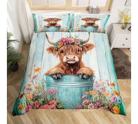 (Teal Brown, Double(No Comforter)) Homewish Dream Catcher Bedding Set Double for Girls Galaxy Dreamcatcher Boho Comforter Cover Woman Purple Starry Feather Duvet Cover,Bohemian Mandala