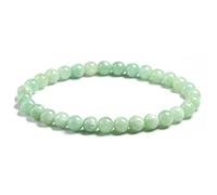 Teal Chinese Jade Bracelet Jade Power Stone Bracelet Jade Bracelet For Women Genuine Jade Bracelet For Men (Color : 6mm, Size : 24cm)