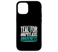 Teal for Anaphylaxis Awareness Case for iPhone 12/12 Pro