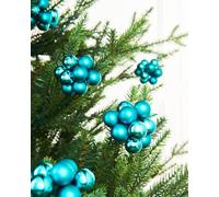 Teal Glass Berry Cluster Baubles