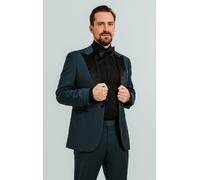 Teal Peak Lapel Tuxedo Jacket Dobell Teal 44R