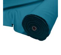 Teal Plain Bi-Stretch Polyester Fabric 170 GSM Weight 150cm Wide - Dressmaking Material for Trousers, Suits & Workwear - Panama Weave Sewing Fabric - 1 Metre (100cm x 150cm)