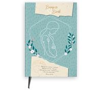 Teal Pregnancy Journal & Diary Hardcover: Practical A5 Hardback pregnacy planner, expectant mother gift, pregnancy organiser, bump to birth, baby keepsake Journal, milestone tracker memory book