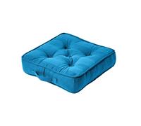 (Teal) Rajput Ribbed Cotton Floor Cushion