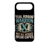 Teal Ribbon Warrior Not All Heroes Wear Capes PTSD Awareness Case for iPhone Air