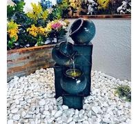 Teal Tranquil Pour Solar Powered Water Feature