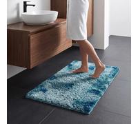 (TEAL- TYE DYE, 50X80 CM) Extra Large Rugs Fluffy Shaggy Living Room Rug