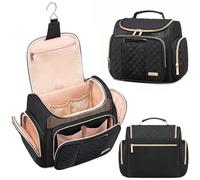 Tealari Large Toiletry Bag for Women Men,Bathroom Bag,Water Resistant Shower Bag,Makeup Bag,Portable Shower Caddy for College Dorm,Hanging Travel Toiletry Bag with Transparent Waterproof Phone Pocket