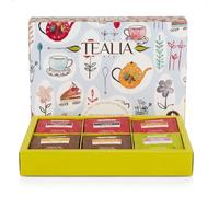 Tealia Dessert Tea Selection Box 48 Tea Bags 6 Flavoured Tea Gift Set