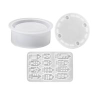 Tealight Candle Holder Mould - Hollow House Reusable - Resin Mould for Concrete Candle Holder - For DIY Lovers Creative Projects Resin Country Style Parties Home