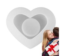 Tealight Candle Holder Silicone Mold - Star, Moon and Heart Shape for DIY Resin, Concrete or Wax Creation, Create Aesthetic Table Centerpieces and Desk Decorations for Your Home