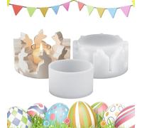 Tealight Candle Mould Warmer - Silicone Mould for Easter Moulding - Easter Table Centerpiece for Holidays in the Apartment in the Country House Living Room Bedroom Kitchen on the Ba