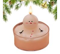 Tealight Candles For Christmas - Soy Wax Scented Light Set, Decorative Candle Collection, Warm Glow Ambience Accessory, Relaxing Fragrance Home Addition | For Festival Celebration Bedroom Living