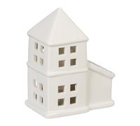 Tealight cover candle lantern decorative light house lightweight white compact