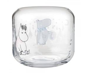 Tealight Holder 8 cm Snowfall, Diameter 9 cm, Height 8 cm