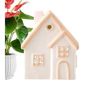 Tealight Holder | Cottage House Tea Light Candle Holder,Romantic European Statue Ceramic Design for Home Bathroom Farmhouse Bedroom Dining Meditation