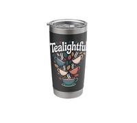 Tealightful Tea Time Whimsical Cups Stainless Steel Insulated Tumbler