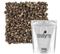 Tealyra - Imperial Jasmine Dragon Pearls - Loose Leaf Green Tea - Jasmine Green Tea with Pleasant Aroma and Tonic Effect - 100g