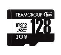 Team 128GB microSDHC UHS-I/U1 Class 10 Memory Card with Adapter, Speed Up to 100MB/s (TUSDX128GCL10U03)