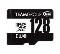 Team 128GB microSDHC UHS-I/U1 Class 10 Memory Card with Adapter, Speed Up to 100MB/s (TUSDX128GCL10U03)