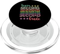 Team 2nd Second Grade Teacher Back To School Vintage PopSockets PopGrip for MagSafe