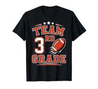 Team 3rd Grade Third Grade Football Back to School Boys T-Shirt