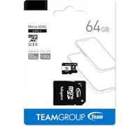 Team 64GB MicroSD SDXC card UHS-I, Class 10, U1, with Adapter, UK Seller