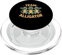Team Alligator Farm Cartoon Cute Farm Animal Zoo Swamp Gator PopSockets PopGrip for MagSafe