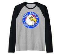 Team America World Police T-Shirt Raglan Baseball Tee