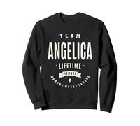 Team Angelica Lifetime Member Funny Name Angelica Sweatshirt