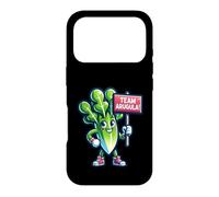 Team Arugula Funny Leafy Green Vegetable Mascot Garden Gift Case for iPhone 17 Pro