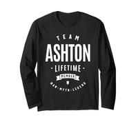 Team Ashton Lifetime Member Funny Name Ashton Long Sleeve T-Shirt