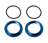 Team Associated 13mm Shock Collars Blue Aluminium AS91928