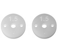 Team Associated FT 13mm Shock Pistons 2.5mm 2 x 1.5 AS91931