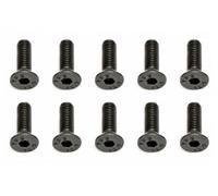 Team Associated M3 X 10 Flat Head Hex Screw (10) AS25202
