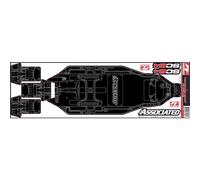 Team Associated RC10SC6.4 FT Chassis Protective Sheet, Printed, ASC71185