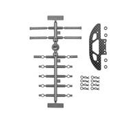 Team Associated RC28R Front Bumper and Body Mount Set AS21645
