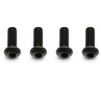 Team Associated RC8 Droop Screws M4 x 12mm Button Head Cap Screw Black AS89317