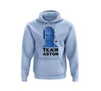 Team Aston Mrs Aston Band JLS 2000s Music Funny Meme Hoodie - Pullover Hoody Hooded Fleece Top Hoodie for Mens and Ladies Hooded Heavy Sweatshirts (LIGHT BLUE - M)