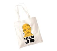Team Aston Mrs Aston Band JLS 2000s Music Tote Bag, Large Cotton Canvas Shoulder Bag for Women & Men, Foldable, Washable, Ideal for Books, Groceries, Work, Gym, Travel, Office, School & Daily Use