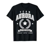 Team Aurora Lifetime Member Funny Name Support T-Shirt