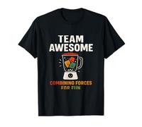 Team Awesome Rainbow Blender Graphic Design T-Shirt