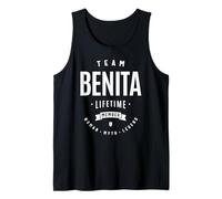 Team Benita Lifetime Member Funny Name Benita Tank Top