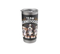 Team Bernedoodle Cute Cartoon for Dog Owners Pet Bernedoodle Stainless Steel Insulated Tumbler