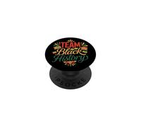 Team Black History Cultural Pride Unity Celebration Design PopSockets Adhesive PopGrip