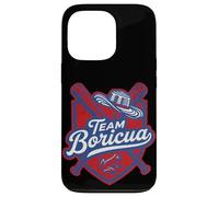 Team Boricua Puerto Rico Baseball Coqui Frog Pava Hat Fan Case for iPhone 13 Pro