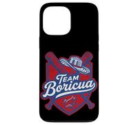 Team Boricua Puerto Rico Baseball Coqui Frog Pava Hat Fan Case for iPhone 13 Pro Max