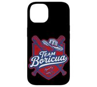 Team Boricua Puerto Rico Baseball Coqui Frog Pava Hat Fan Case for iPhone 14